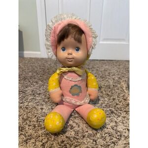 VINTAGE 1977 MATTEL HUG ME DOLL 16" PLUSH TOY TALKS